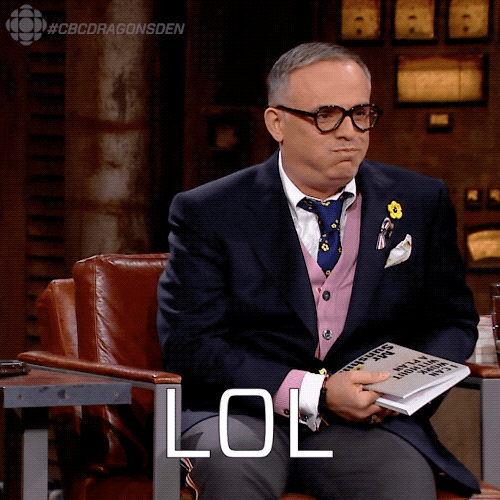 Dragons Den Lol GIF by CBC