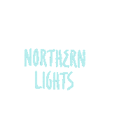 Northern Lights Homer Sticker by Sharing Alaska