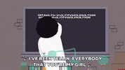 notes chalkboard GIF by South Park 