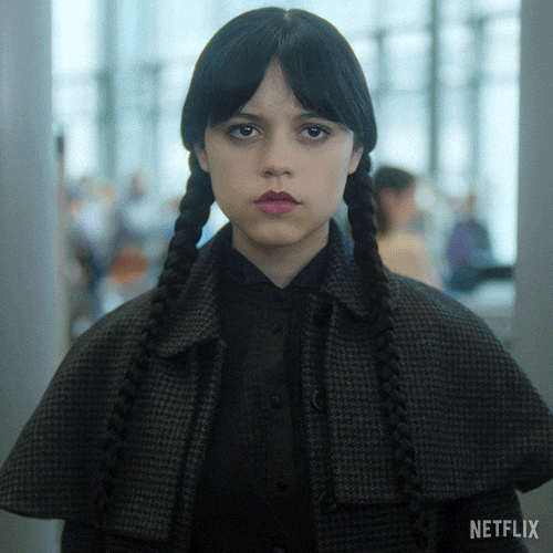 Wednesday Jennaortega GIF by NETFLIX