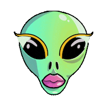 Area 51 Illustration Sticker
