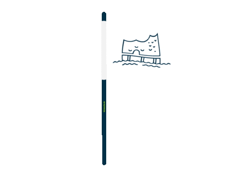 Flag Hamburg Sticker by Buerosuche.de