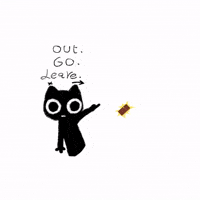 Cat Door GIF