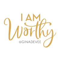 divinelivingbyginadevee worthy divine living gina devee audacity to be queen Sticker