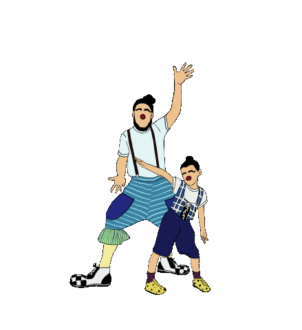 Palhaco Sticker