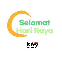 Happy Hari Raya Sticker by K Fry My