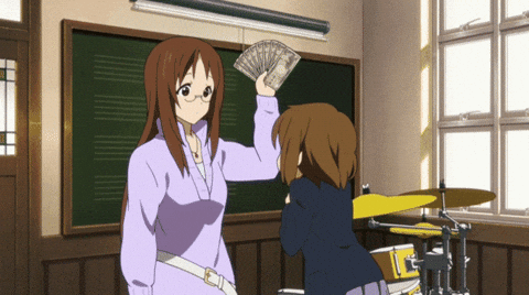 Nervous K-On GIF