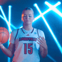Womens Basketball Go Cards GIF by Louisville Cardinals