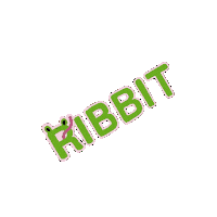 jendoodles green frog toad ribbit Sticker