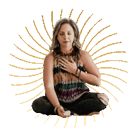 emilyaarons meditation emily meditate meditating Sticker