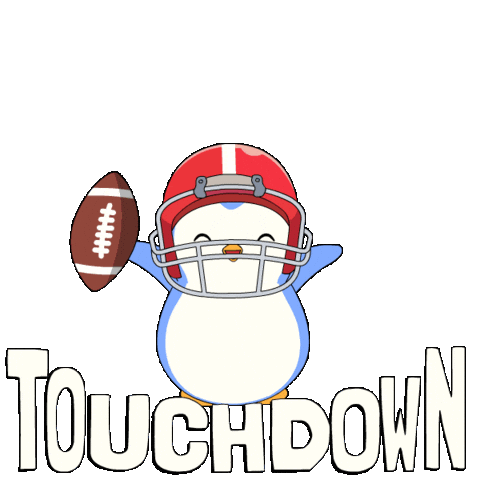 American Football Win Sticker by Pudgy Penguins