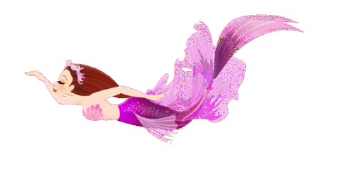 Mermaid Swimming Sticker by Mermaid_Lux