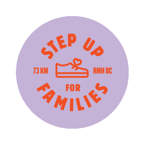rmhbc step up ronald mcdonald house why i walk home away from home Sticker