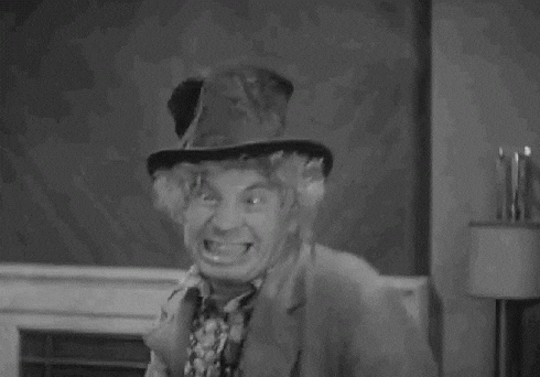 Capnfatback giphyupload excited angry harpo GIF