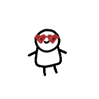 In Love Heart Sticker