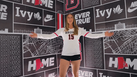 Hannah Flannery GIF by Brown Volleyball