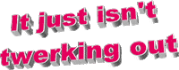 sassy pink Sticker by AnimatedText