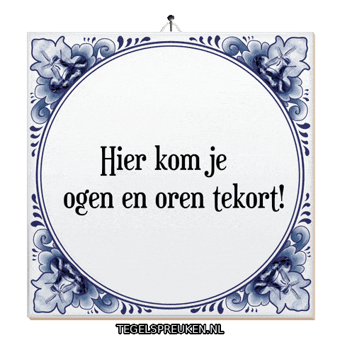 Nl Wow Sticker by Tegelspreuken.nl