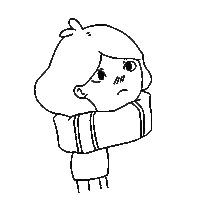 Girl Doodle Sticker