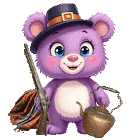 Teddy Bears Thanksgiving Sticker
