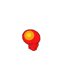 Illustration Fire Sticker