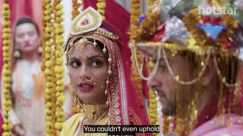 krishna chali london you can't uphold seven vows GIF by Hotstar
