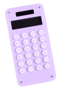 Budget Calculator Sticker