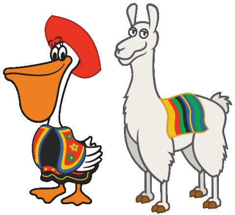 Peru Lama Sticker by pelicantravel