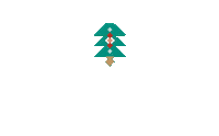 Pixel Christmas Sticker by Tokyobanana