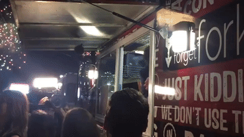 Stephen Colbert Hijacks Wrap It Up Food Truck At RNC