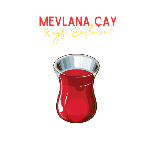 mevlanacay giphyupload çay turkish tea çay saati Sticker