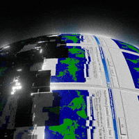 Blue Dot Glitch GIF by PERFECTL00P
