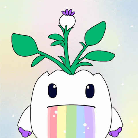 Rainbow Throwing Up GIF by Magic Eden