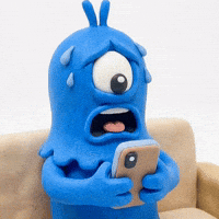 Shocked Blank Face GIF by Momo & Tulus