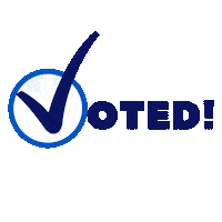 Vote Sticker by USD Votes Campaign