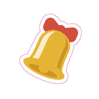 WestLotto christmas winter weihnachten bell Sticker