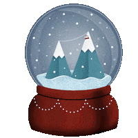 Cable Car Christmas Sticker