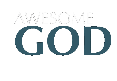 Awesome God Sticker