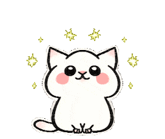 Cat Shining Sticker