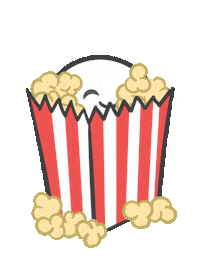 Pop Corn Sticker by Big Potato Games