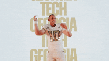 Georgia Tech Football Sport GIF by Georgia Tech Yellow Jackets