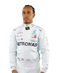 Lewis Hamilton Yes Sticker by Mercedes-AMG Petronas Motorsport