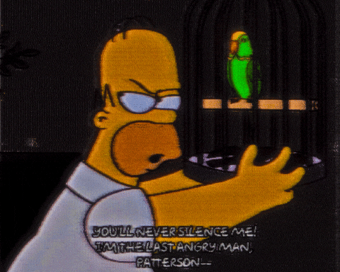 Angry The Simpsons GIF