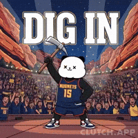 Dig In Nba Playoffs GIF by Kanpai Pandas