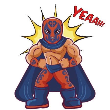 Me Gusta Lucha Libre Sticker by Guerrero Maya