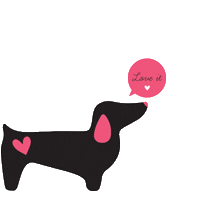 Dog Love Sticker by Genki