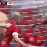 Celebration Goal GIF by ElevenSportsBE