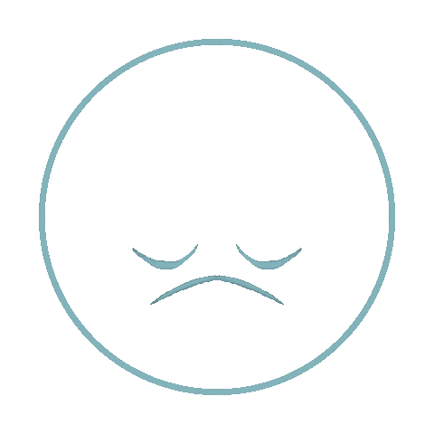 Sad Face Sticker