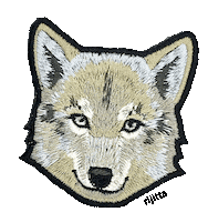 Wolf Sticker by Atelier Rijitta
