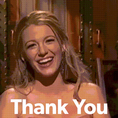 Thank You So Much GIF by Blake Lively Fan